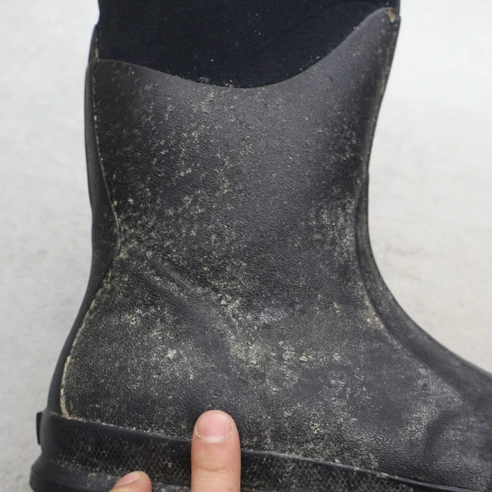 Muck Unisex M9 W10 Rain Boots Black Chore Steel Toe Waterproof Utility 010022